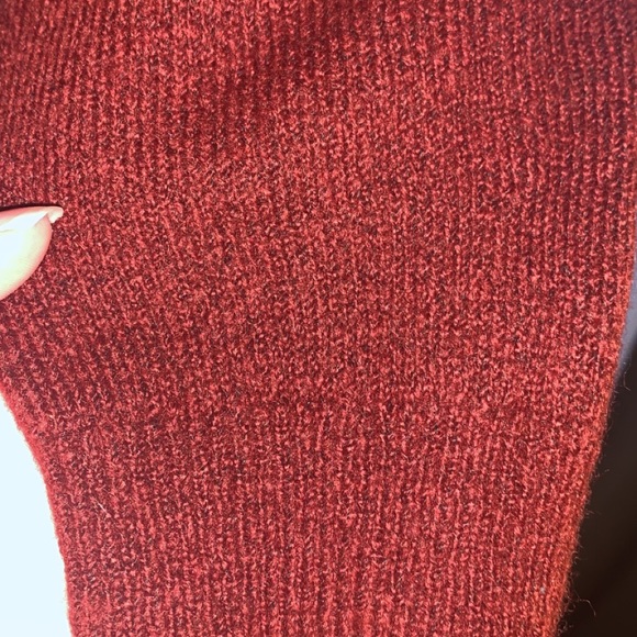 Long sweater cardigan burnt orange - Picture 4 of 4